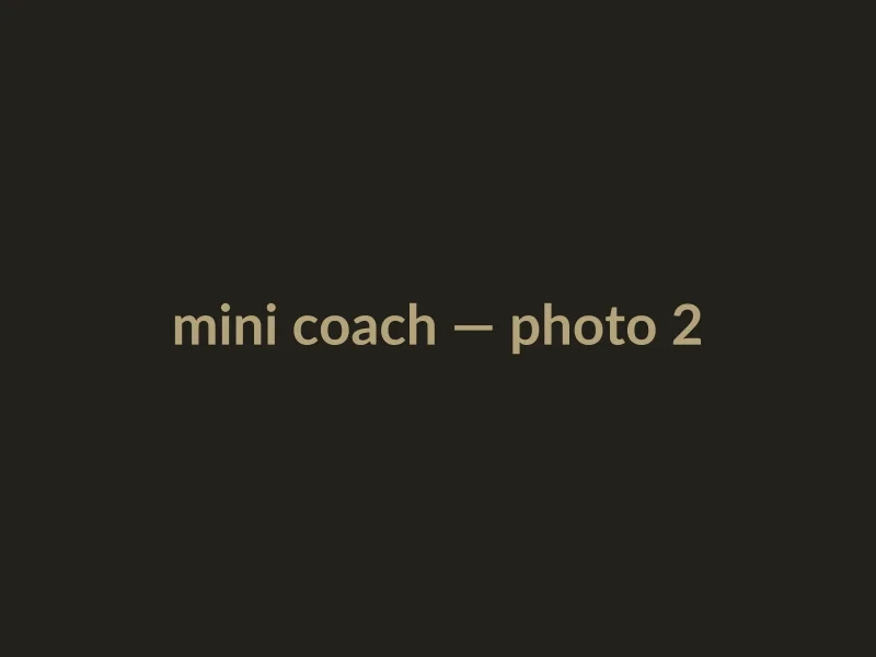 Mini coach, photo 2 of 3