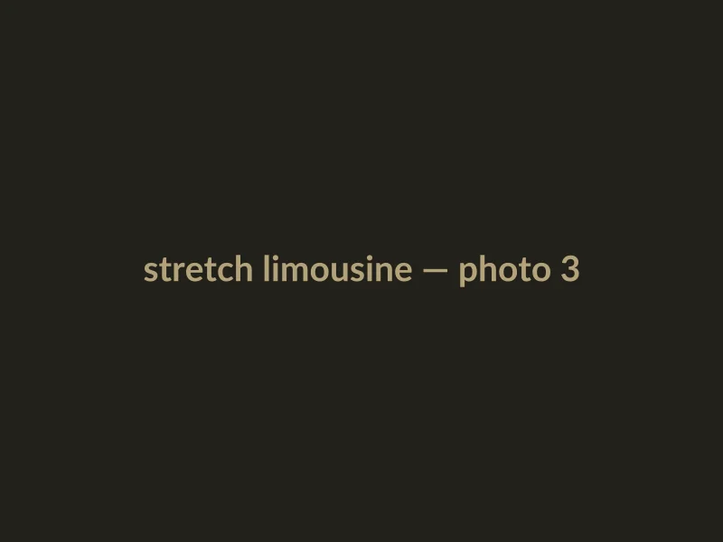 Stretch limousine, photo 3 of 3